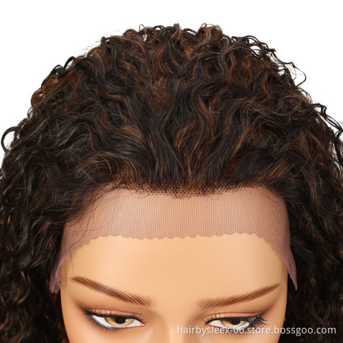 Rebecca Natural Black Wig Kinky Curly For Black Women Brazilian Remy Hair Bob Wigs Human Hair Lace Front wigs